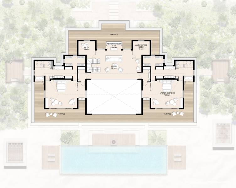 4 Bedroom Penthouses